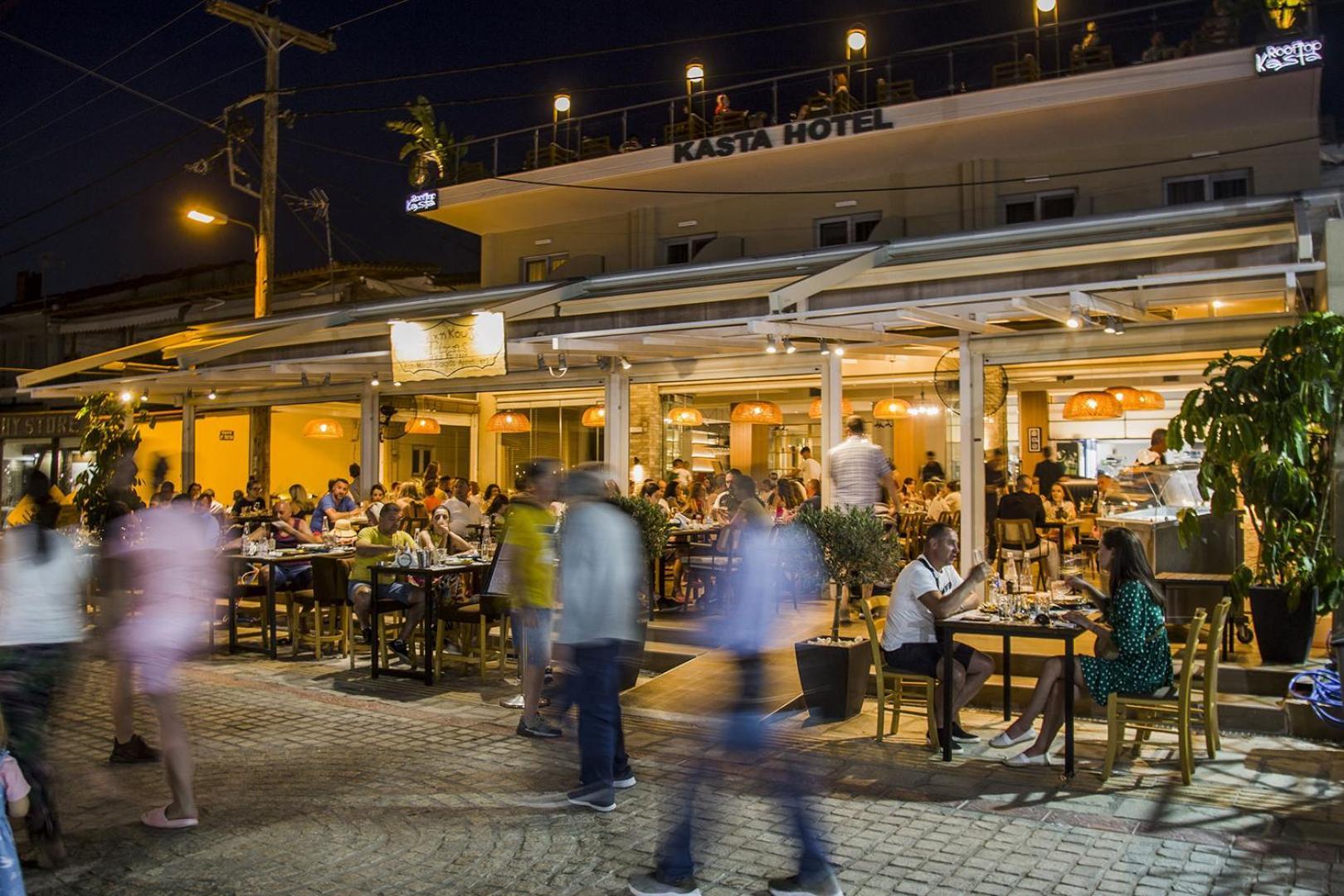 Kasta Beach Hotel Ofrínion Dış mekan fotoğraf
